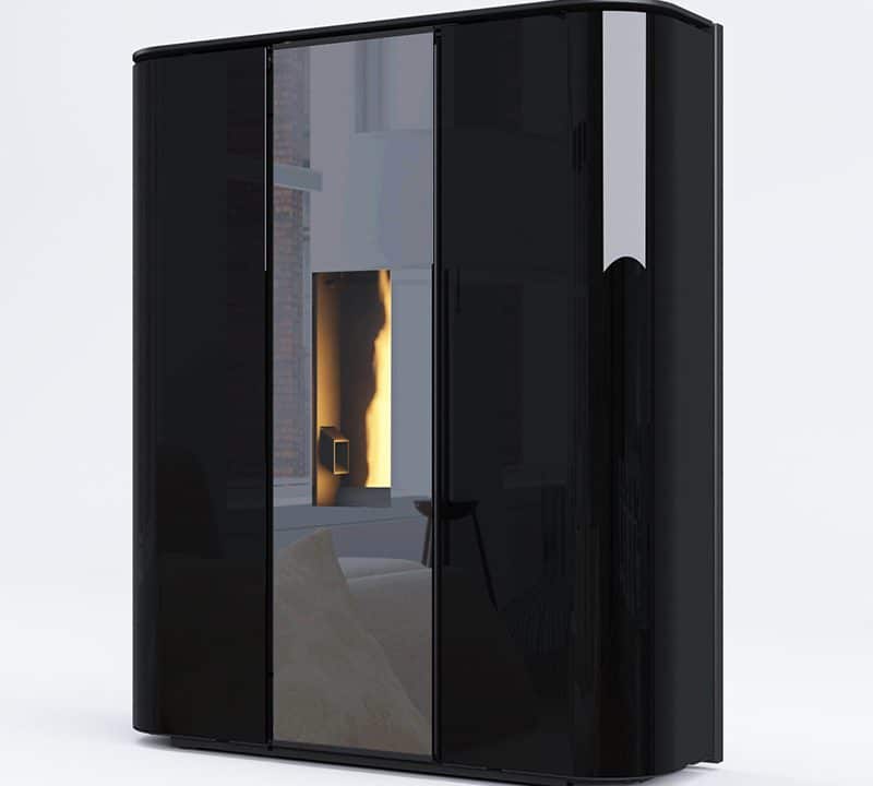 plasma glass mirror noir